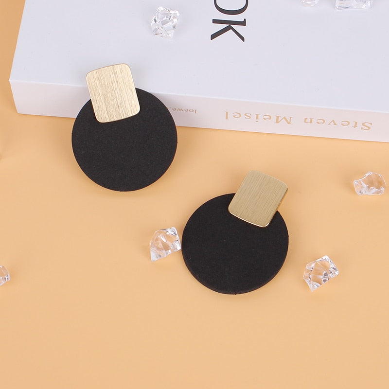 YD&YDBZ Punk Big Pendant Earrings