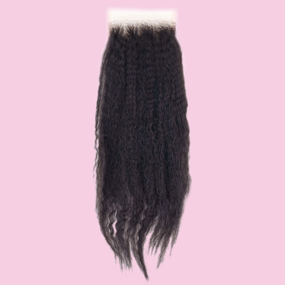 Brazilian Kinky Straight Closure - your-beauty-matters