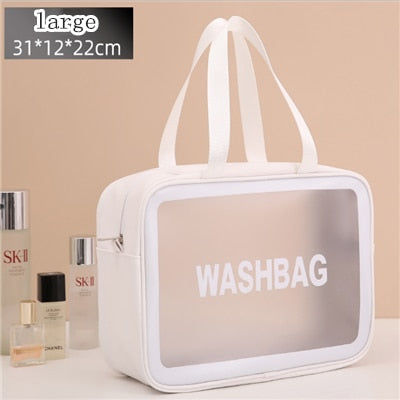 Makeup Case Travel Luggage Cosmetic Bag | Make Organizer Transparent - Women Portable