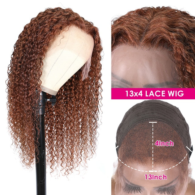 UNice Hair Lace Front Wig - Brazilian Curly Human Hair Wig