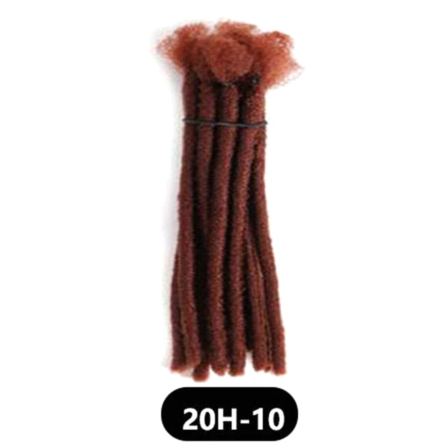 Handmade Dreadlocks Crochet Braids Hair Synthetic Faux Locs