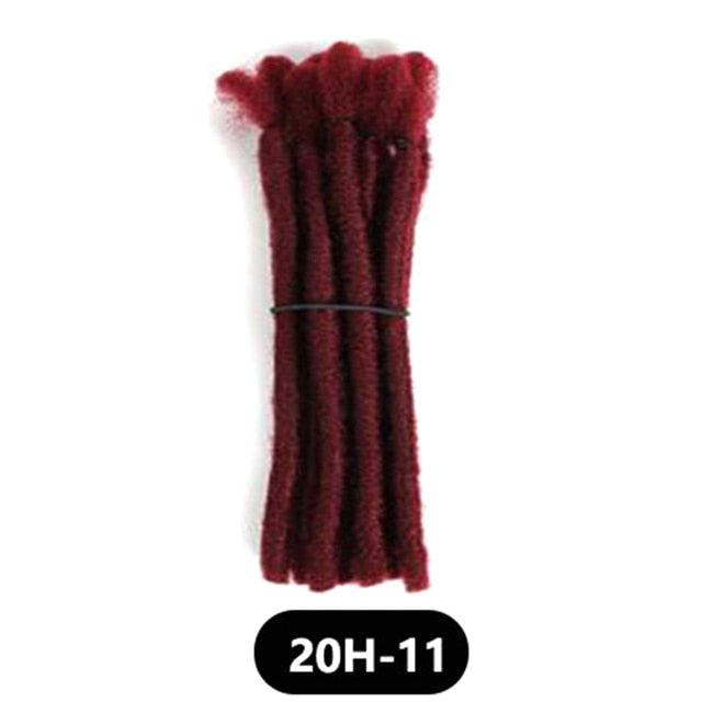 Handmade Dreadlocks Crochet Braids Hair Synthetic Faux Locs