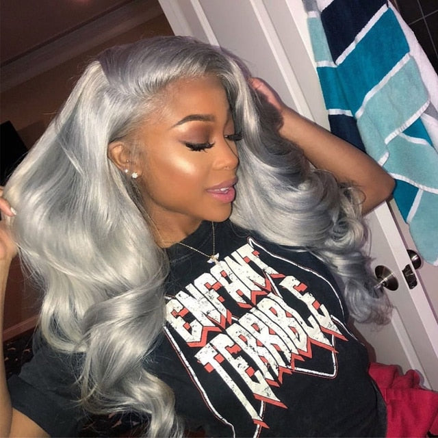 Hd Transparent Lace Frontal Wig Brazilian Body Wave