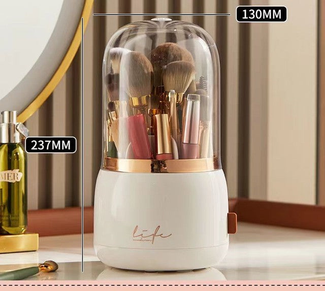 Desktop Makeup Organizers With Lid Large Capacity Cosmetic Storage Box