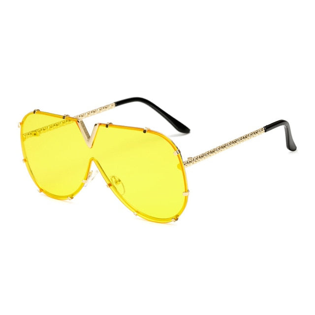 Fashion Oversized Sunglasses-Style Oculos De Sol Uv400 O2