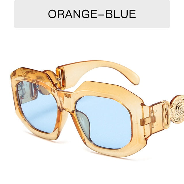 DYTYMJ Oversized Sunglasses Punk Glasses
