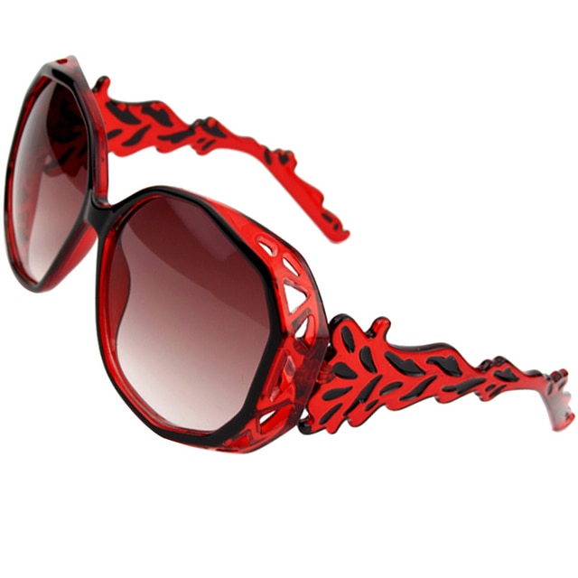 Oversized Spider Polygon Frame Sunglasses