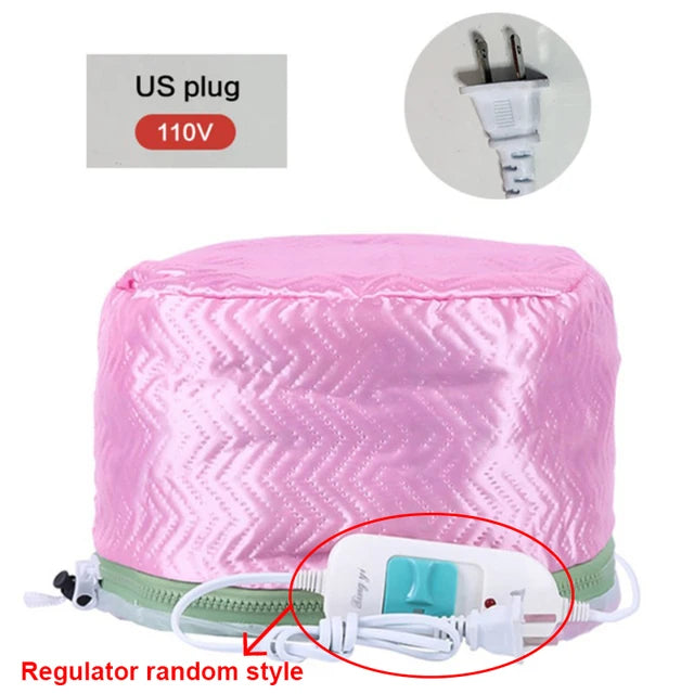 Adjustable Hair Steamer Dryers Cap PU+PVC Liner