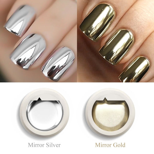 Venalisa 5ml New UV Metallic Gel Silver Gold Mirror Effect