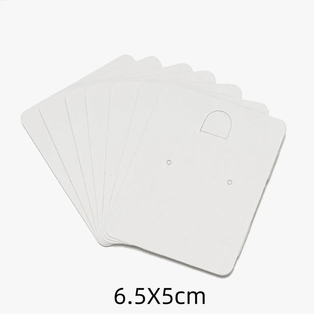 50pcs Earring Display Cards