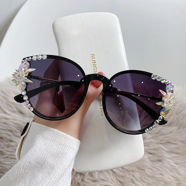 Fashion Cat Eye Round Sunglasses